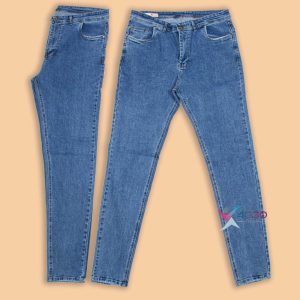 شلوار جین آبی لی سایز بزرگ مردانه ( 4155 )