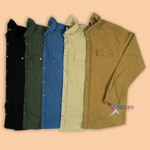 پیراهن کتان سوپر سایز مردانه ( 2273 )