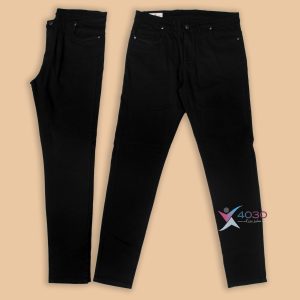 شلوار جین مشکی سایز بزرگ مردانه ( 4166 )