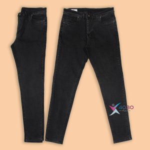 شلوار جین ذغالی سایز بزرگ مردانه ( 4167 )