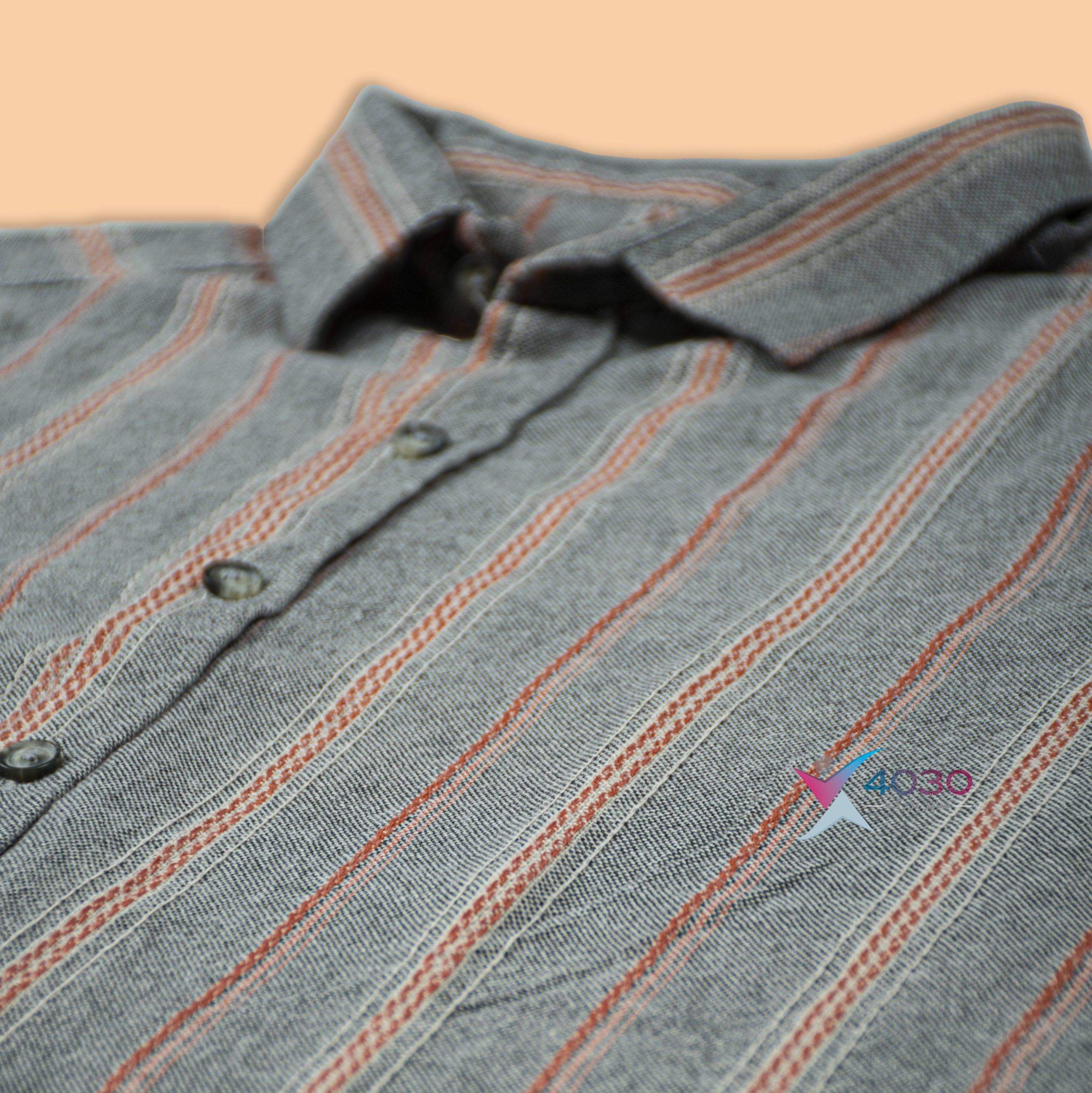 پیراهن آستین کوتاه سایز بزرگ مردانه ( 2302 ) - Image 3