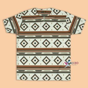 تیشرت یقه کوبایی سایز بزرگ مردانه ( 469 )