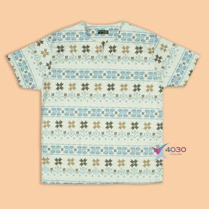 تیشرت یقه کوبایی سایز بزرگ مردانه