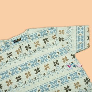 تیشرت یقه کوبایی سایز بزرگ مردانه ( 468 )