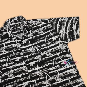 پیراهن هاوایی آستین کوتاه سایز بزرگ مردانه ( 2314 )