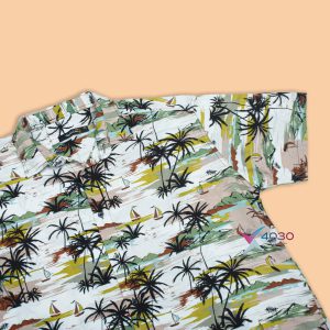 پیراهن هاوایی آستین کوتاه سایز بزرگ مردانه ( 2313 )