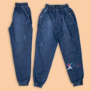 شلوار اسلش جین آبی لی سوپر سایز مردانه ( 3200 )