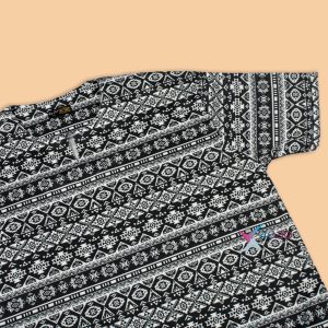 تیشرت یقه کوبایی سایز بزرگ مردانه ( 507 )