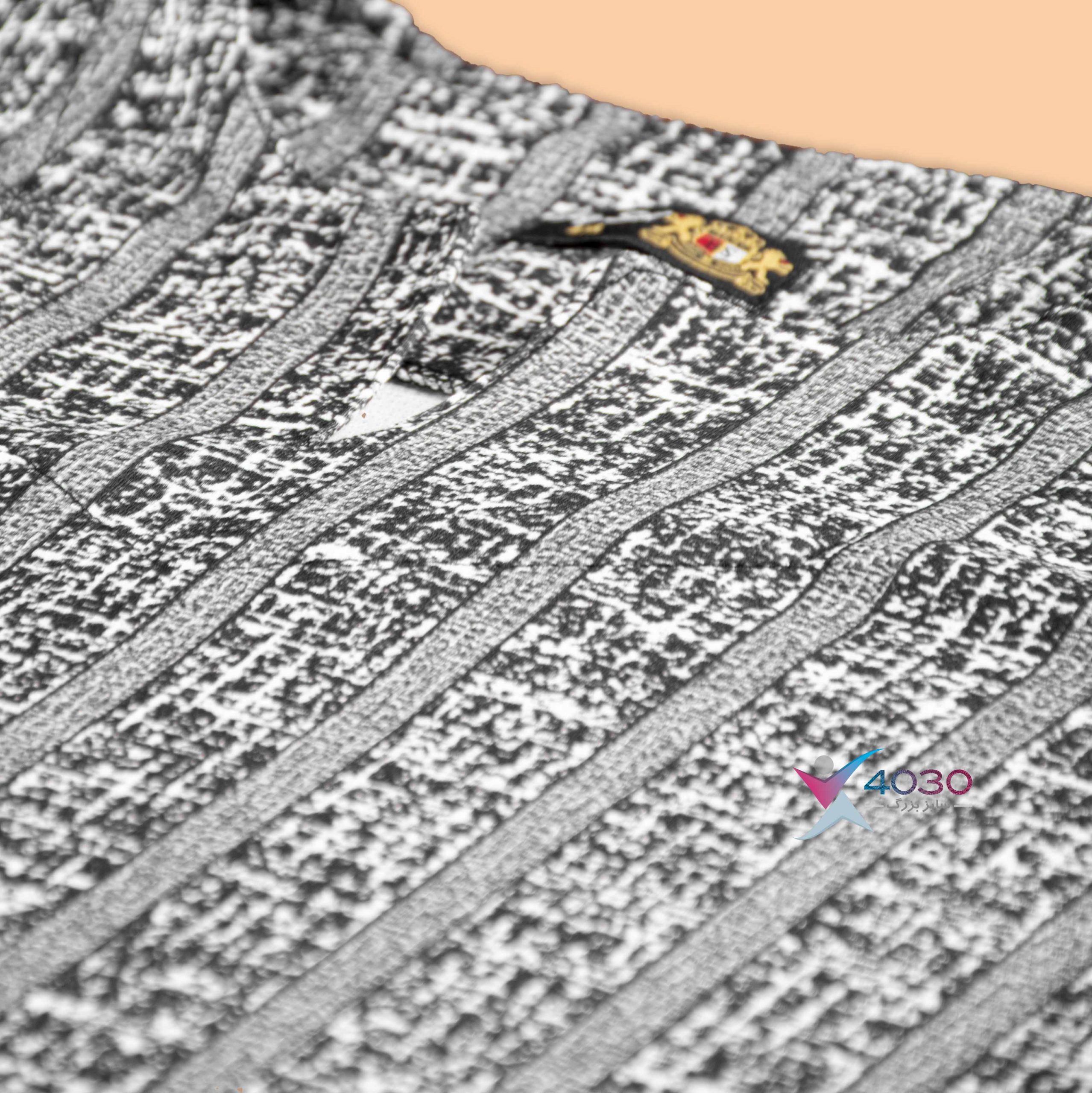 تیشرت یقه کوبایی سایز بزرگ مردانه ( 537 ) - Image 3