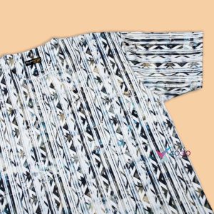 تیشرت یقه کوبایی سایز بزرگ مردانه ( 585 )