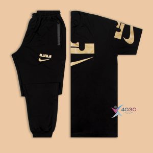 ست تیشرت و شلوار طلاکوب سایز بزرگ