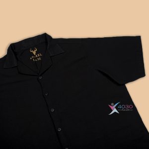 پیراهن یقه انگلیسی آستین کوتاه سایز بزرگ مردانه ( 2391 )