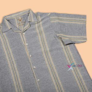 پیراهن یقه انگلیسی آستین کوتاه سایز بزرگ مردانه ( 2389 )