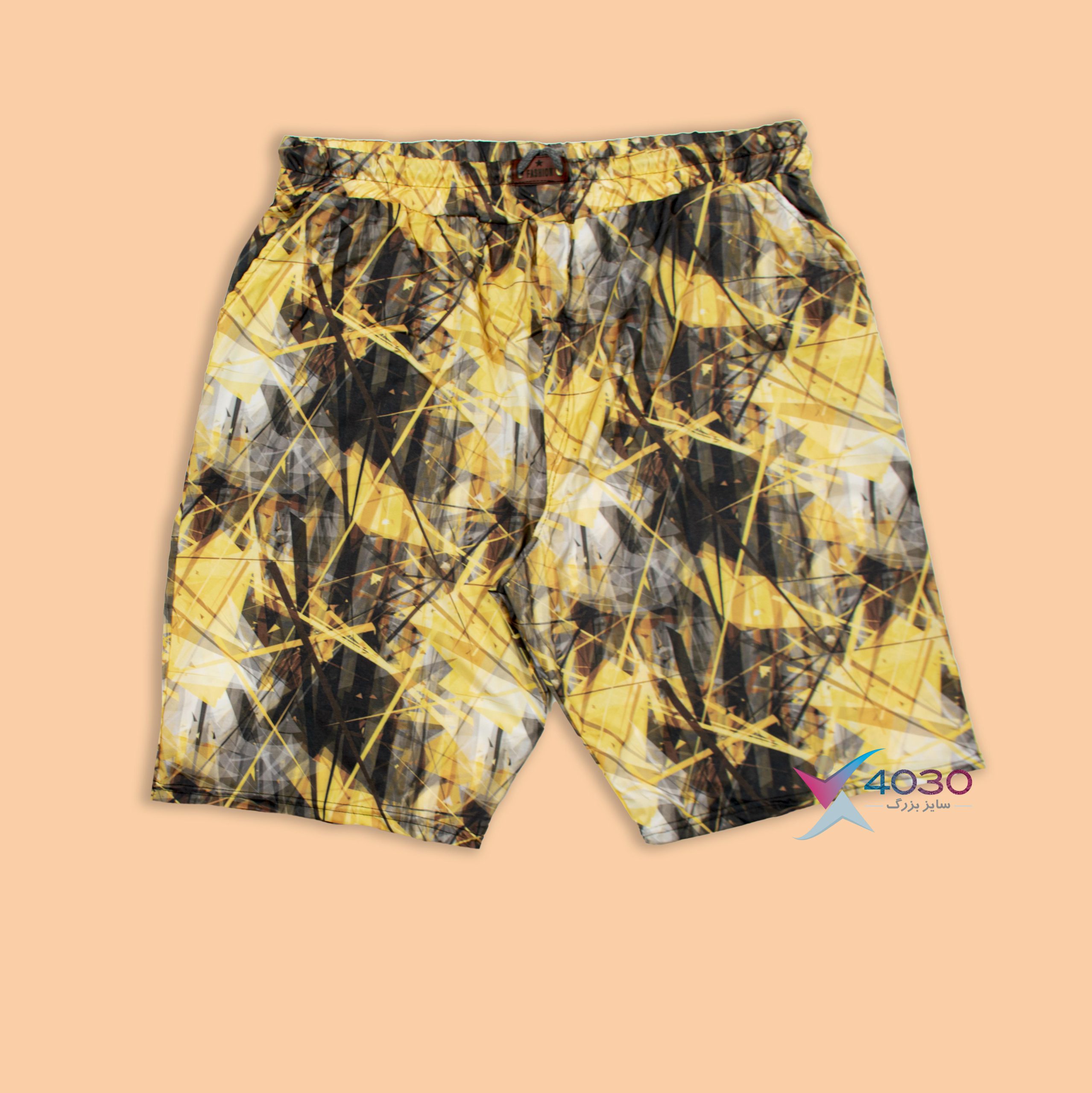 شلوارک هاوایی سایز بزرگ مردانه ( 3405 ) - Image 4