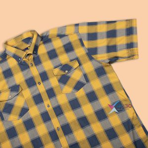 پیراهن آستین کوتاه سایز بزرگ مردانه ( 2427 )