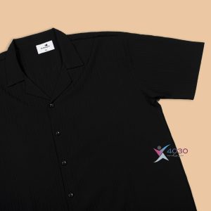 پیراهن یقه انگلیسی آستین کوتاه سایز بزرگ مردانه ( 2436 )