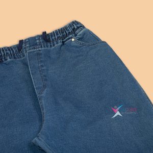 شلوار اسلش جین آبی لی سایز بزرگ مردانه ( 3490 )