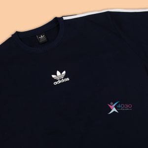 بلوز دورس adidas سرمه ای سایز بزرگ مردانه ( 6170 )