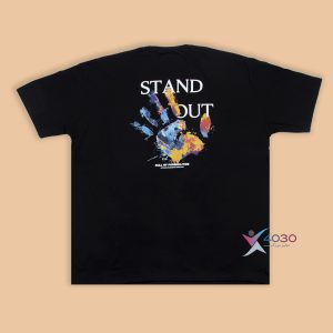 تیشرت STAND OUT پشت طرح دار سایز بزرگ ( 869 )