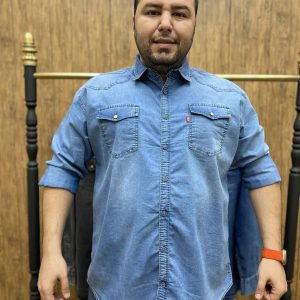 پیراهن جین اورجینال سایز بزرگ ( 2486 )