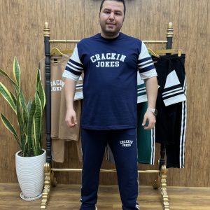 ست تیشرت و شلوار CRACKIN اورجینال سایزبزرگ ( 8024 )