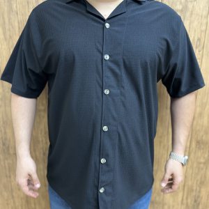 پیراهن یقه انگلیسی آستین کوتاه سایزبزرگ ( 2522 )