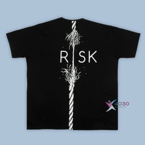 تیشرت RISK پشت طرح دار سایزبزرگ ( 190 )