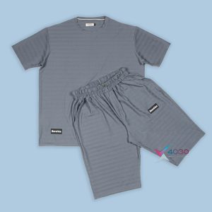 ست تیشرت و شلوارک برشکا Bershka سایزبزرگ ( 8099 )