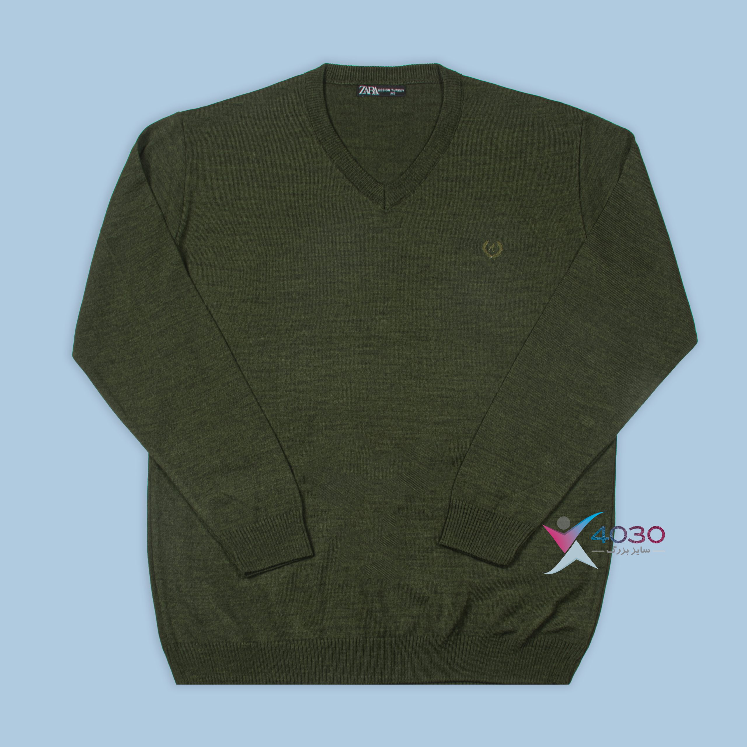 بلوز بافت یقه هفت سایزبزرگ ( 5258 ) - Image 14