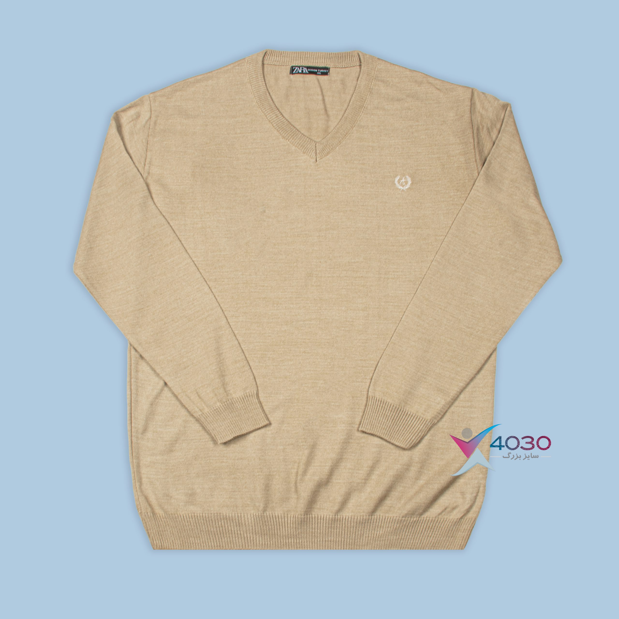 بلوز بافت یقه هفت سایزبزرگ ( 5258 ) - Image 12