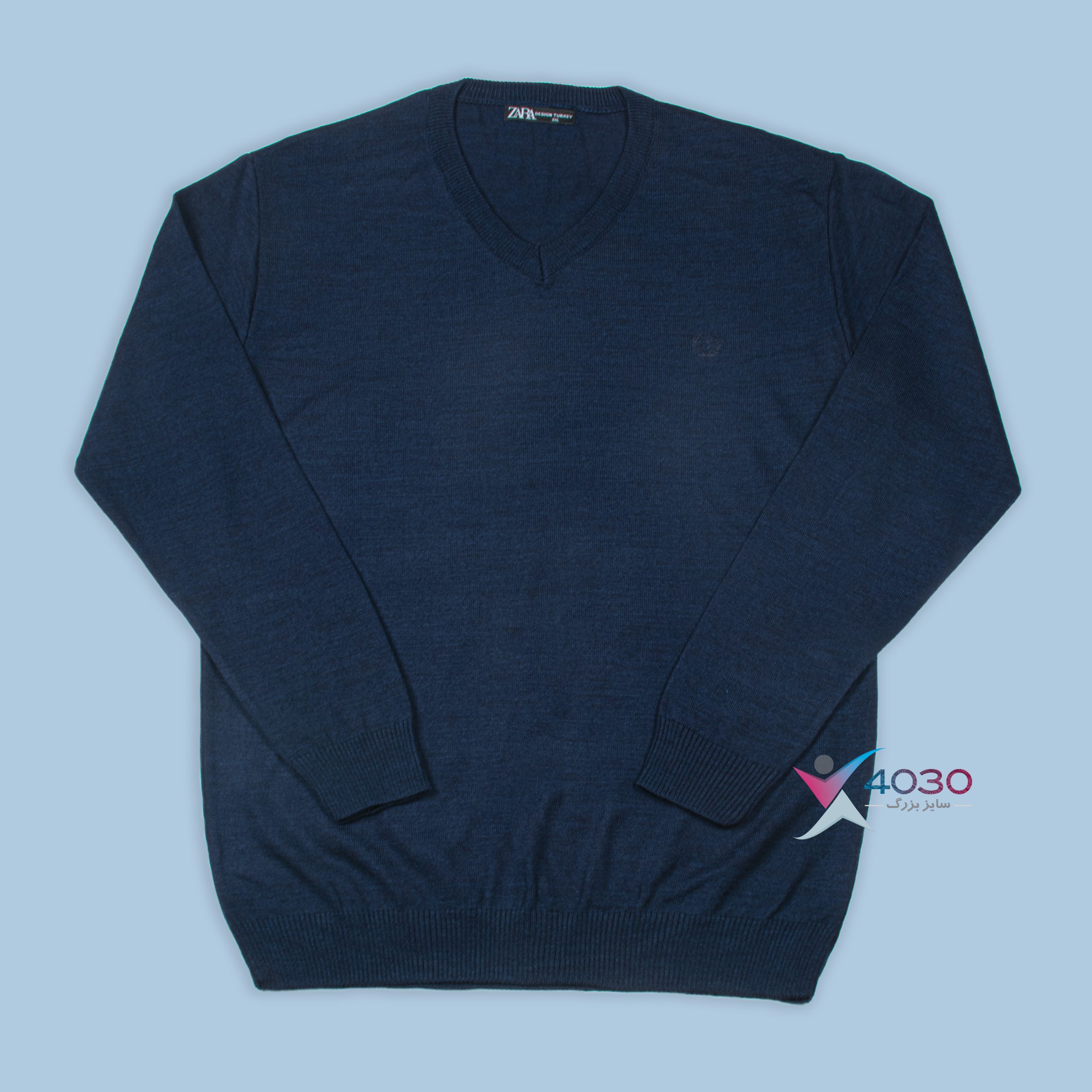 بلوز بافت یقه هفت سایزبزرگ ( 5258 ) - Image 17