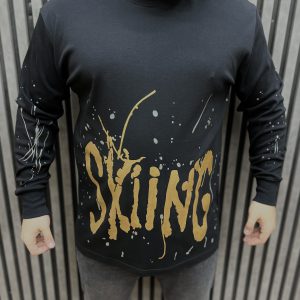 بلوز SKIING طلاکوب سایزبزرگ ( 5108 )