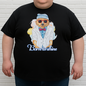 تیشرت Born to shine سوپرسایز ( 373 )
