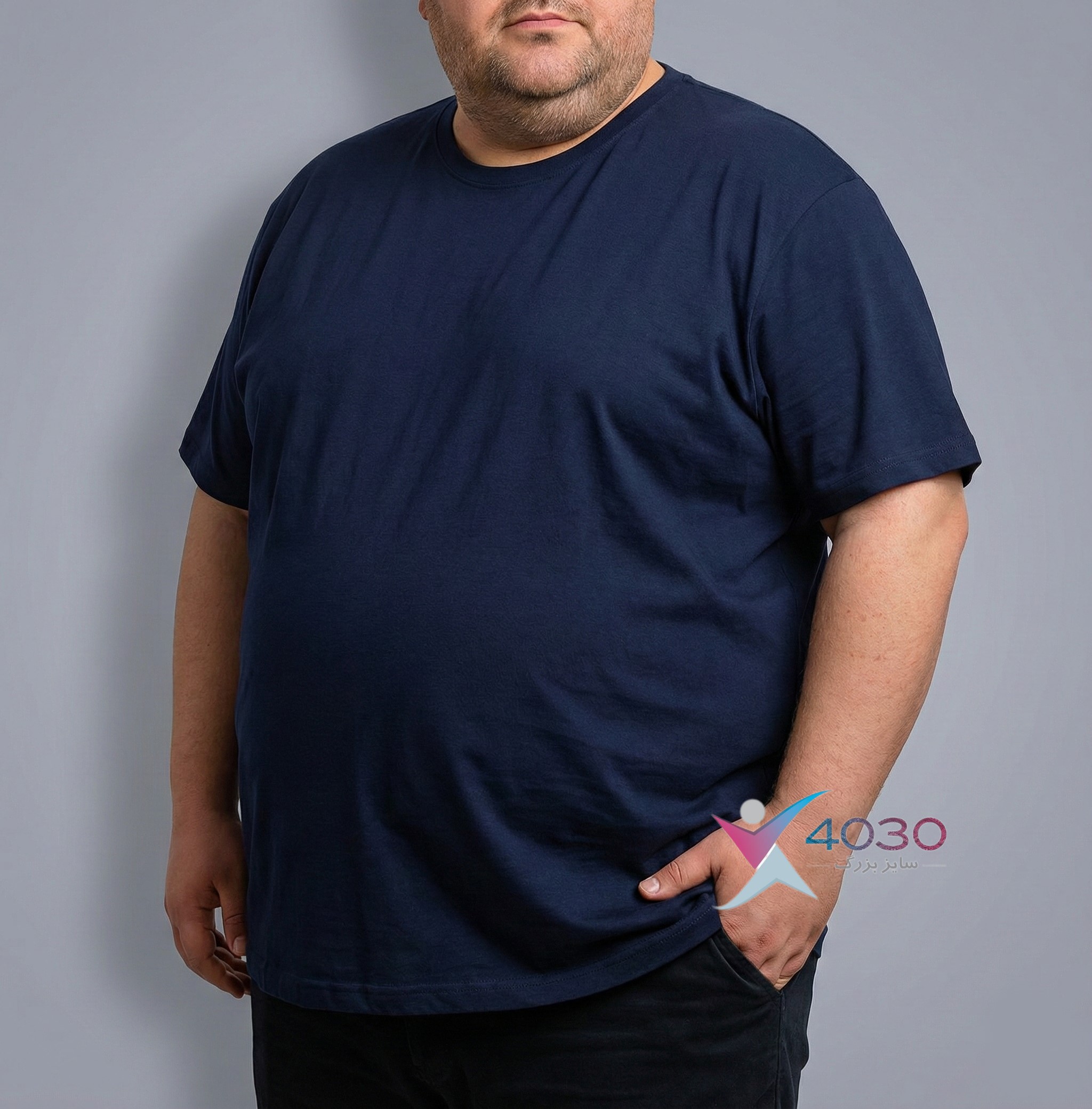 تیشرت بیسیک فوق سوپرسایز ( 697 ) - Image 2