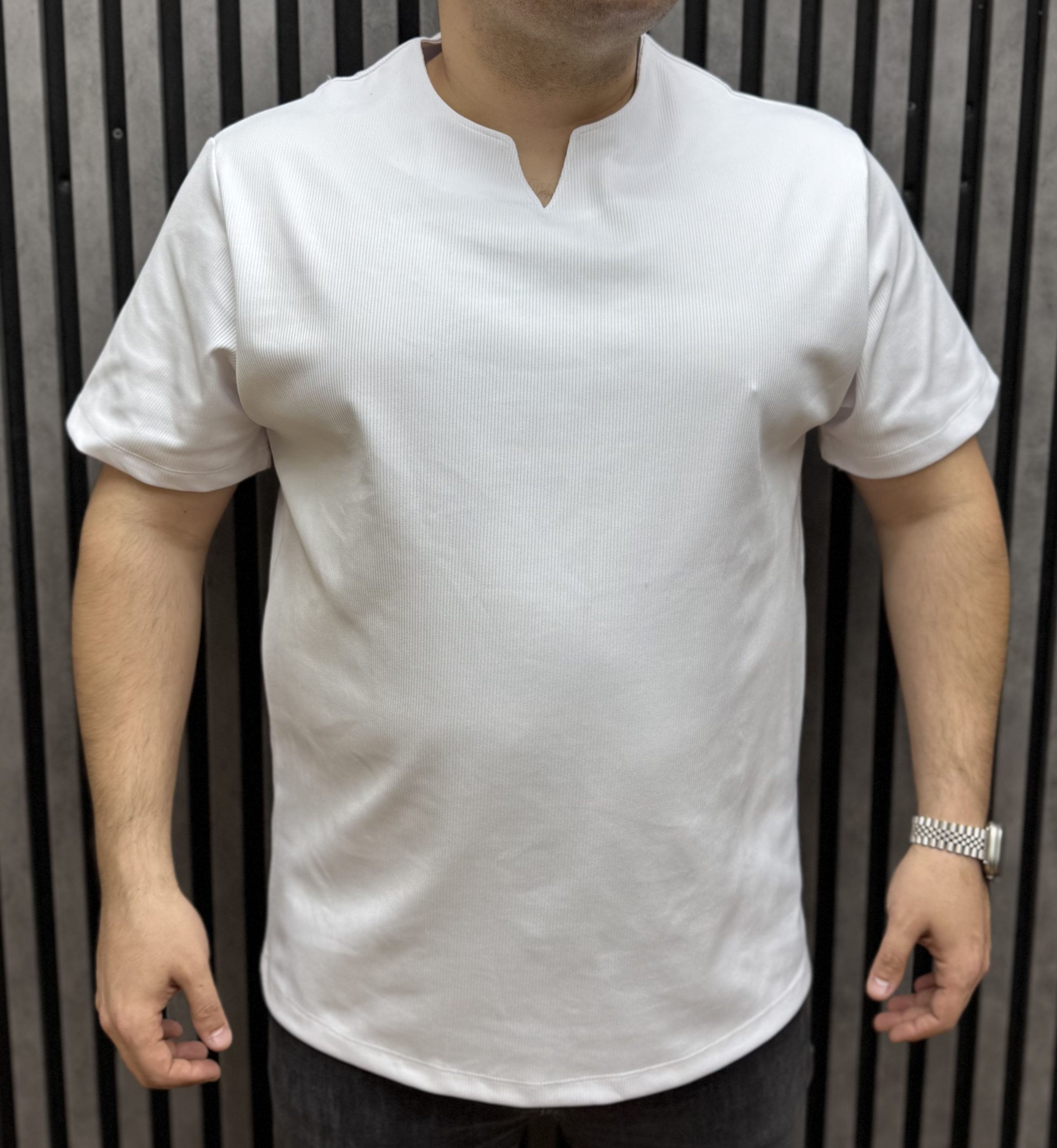 تیشرت یقه کوبایی سایزبزرگ ( 423 ) - Image 2