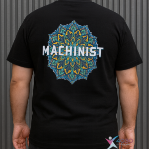 تیشرت MACHINIST پشت طرح دار سایزبزرگ ( 371 )