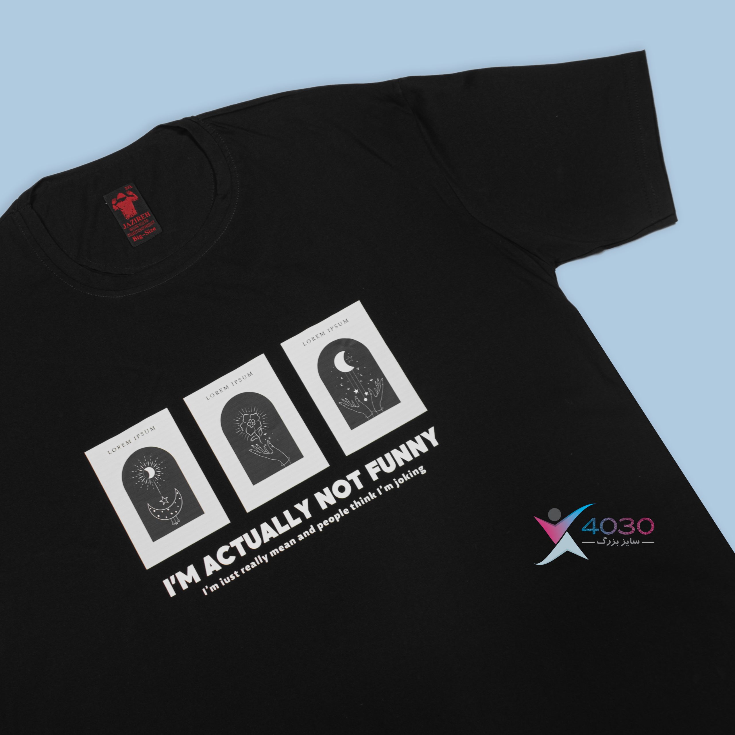 تیشرت ...I'M ACTUALLY سایزبزرگ ( 504 ) - Image 2