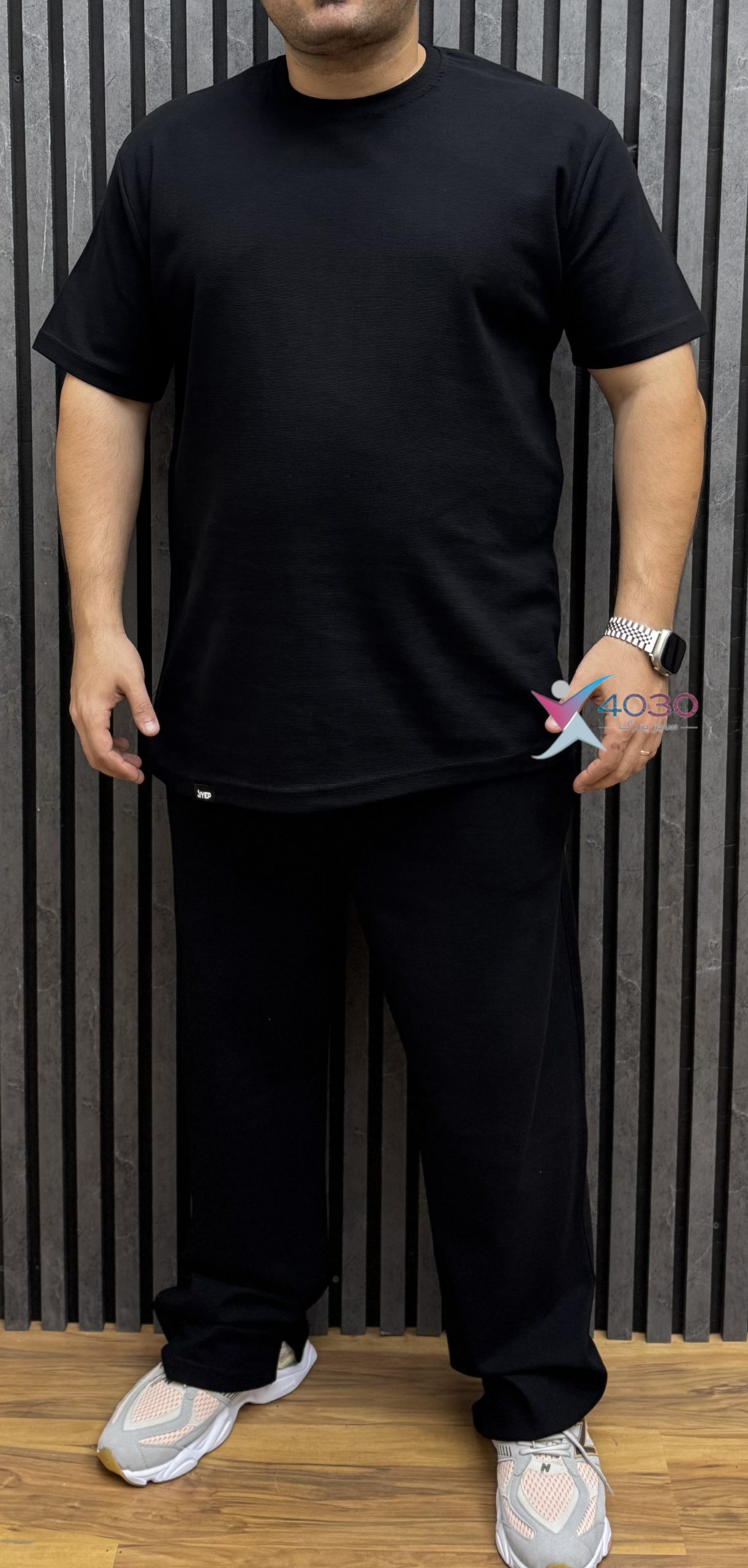 ست تیشرت و شلوار بیسکویتی YEP اورجینال سایزبزرگ ( 8258 ) - Image 2