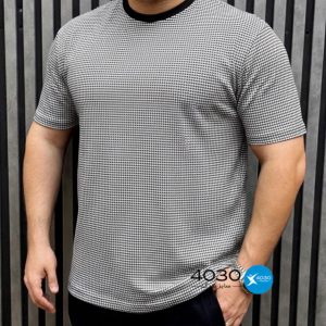 تیشرت checked سایزبزرگ ( 614 )