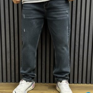 شلوار جین مام فیت زاپدار H&M سایزبزرگ ( 4491 )
