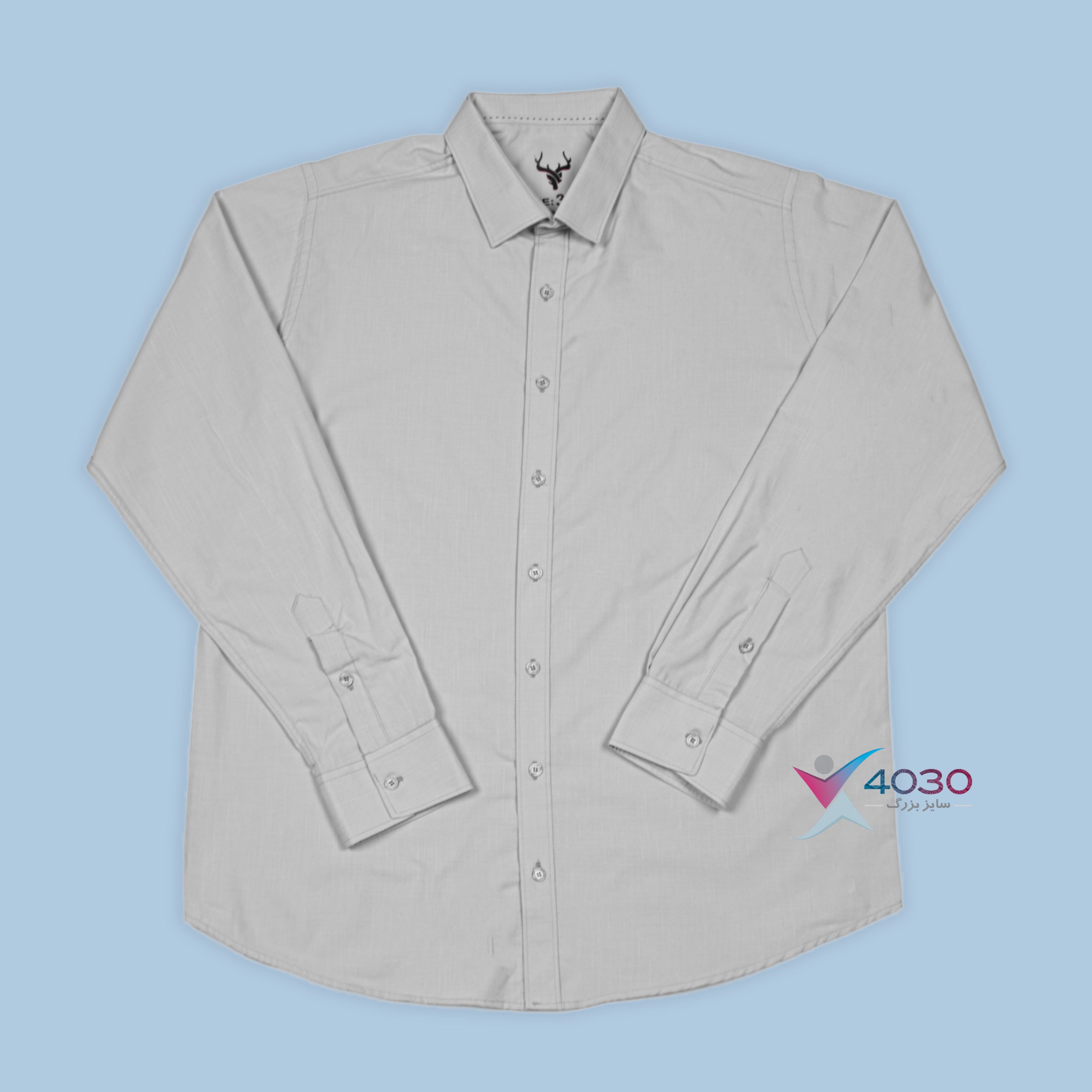 پیراهن Linen بیسیک سایزبزرگ ( 2723 ) - Image 18