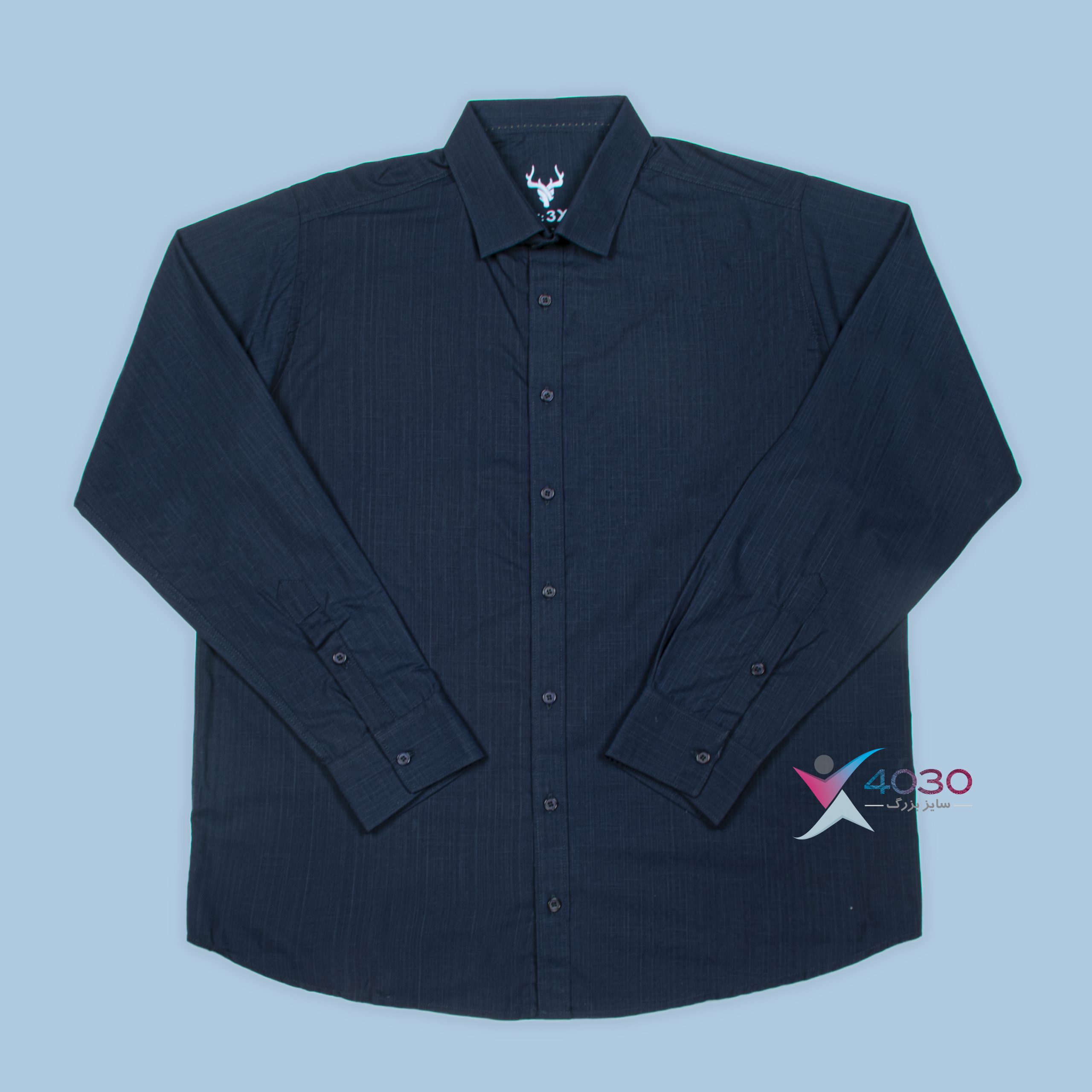 پیراهن Linen بیسیک سایزبزرگ ( 2723 ) - Image 17