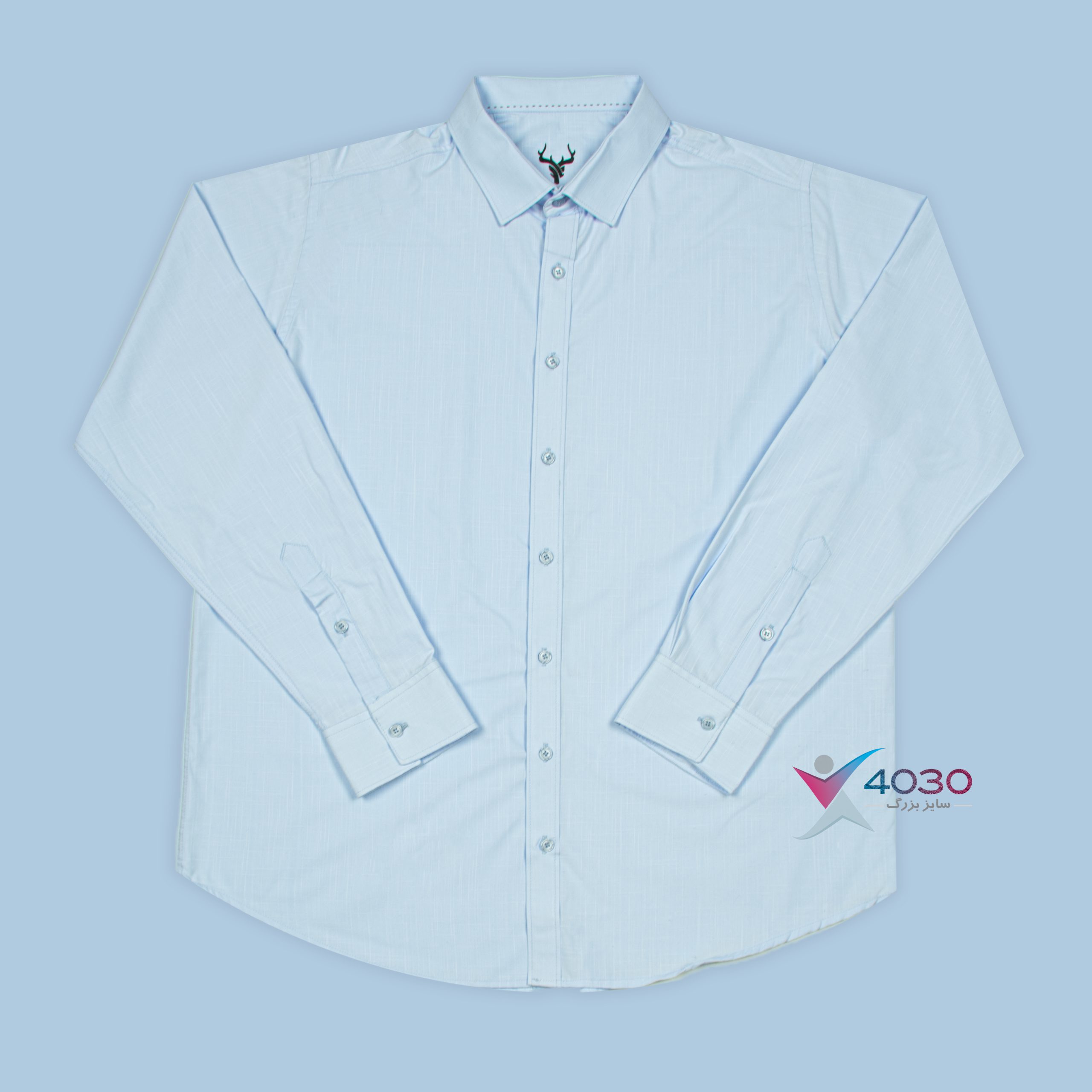 پیراهن Linen بیسیک سایزبزرگ ( 2723 ) - Image 16