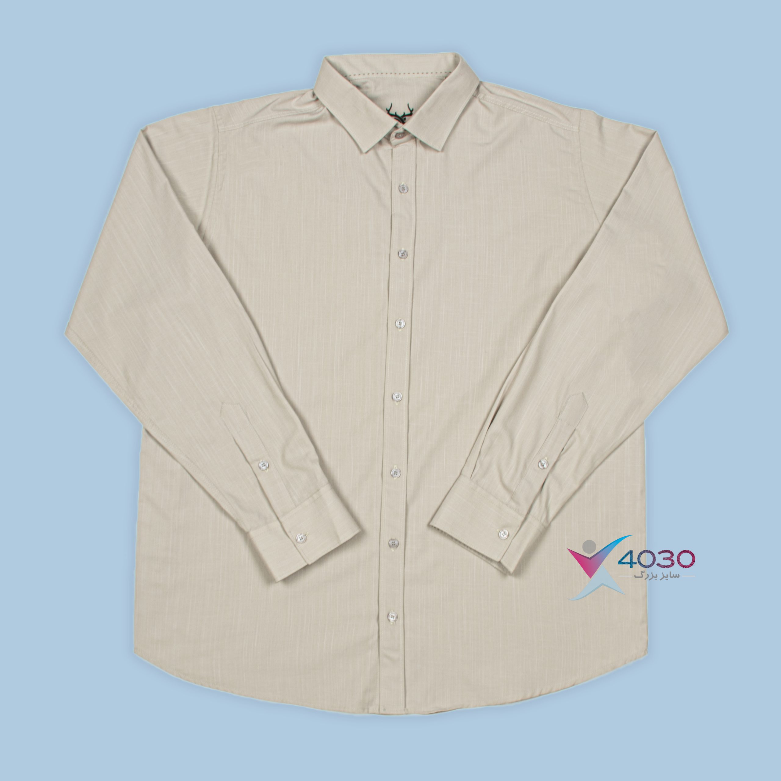 پیراهن Linen بیسیک سایزبزرگ ( 2723 ) - Image 14