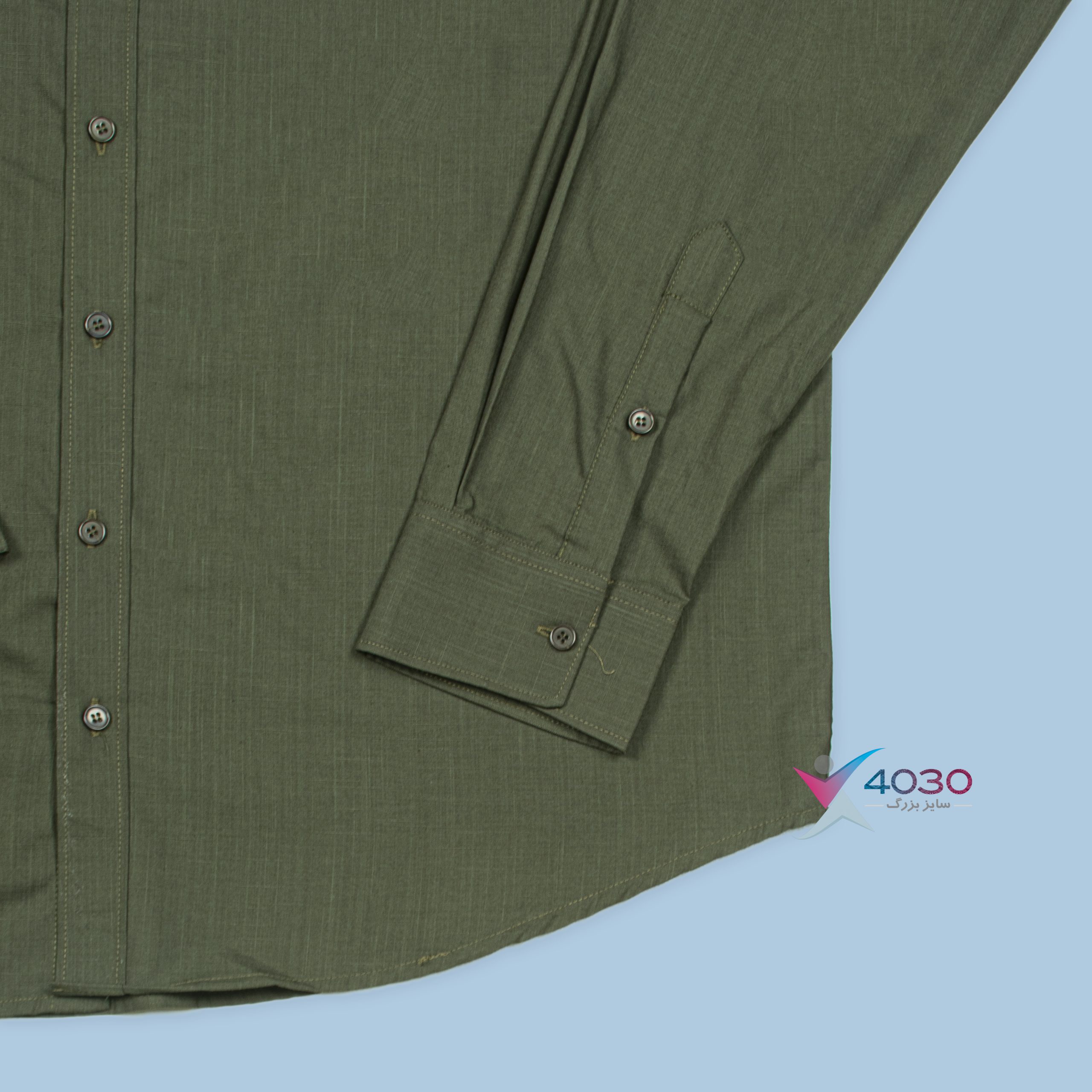 پیراهن Linen بیسیک سایزبزرگ ( 2723 ) - Image 12