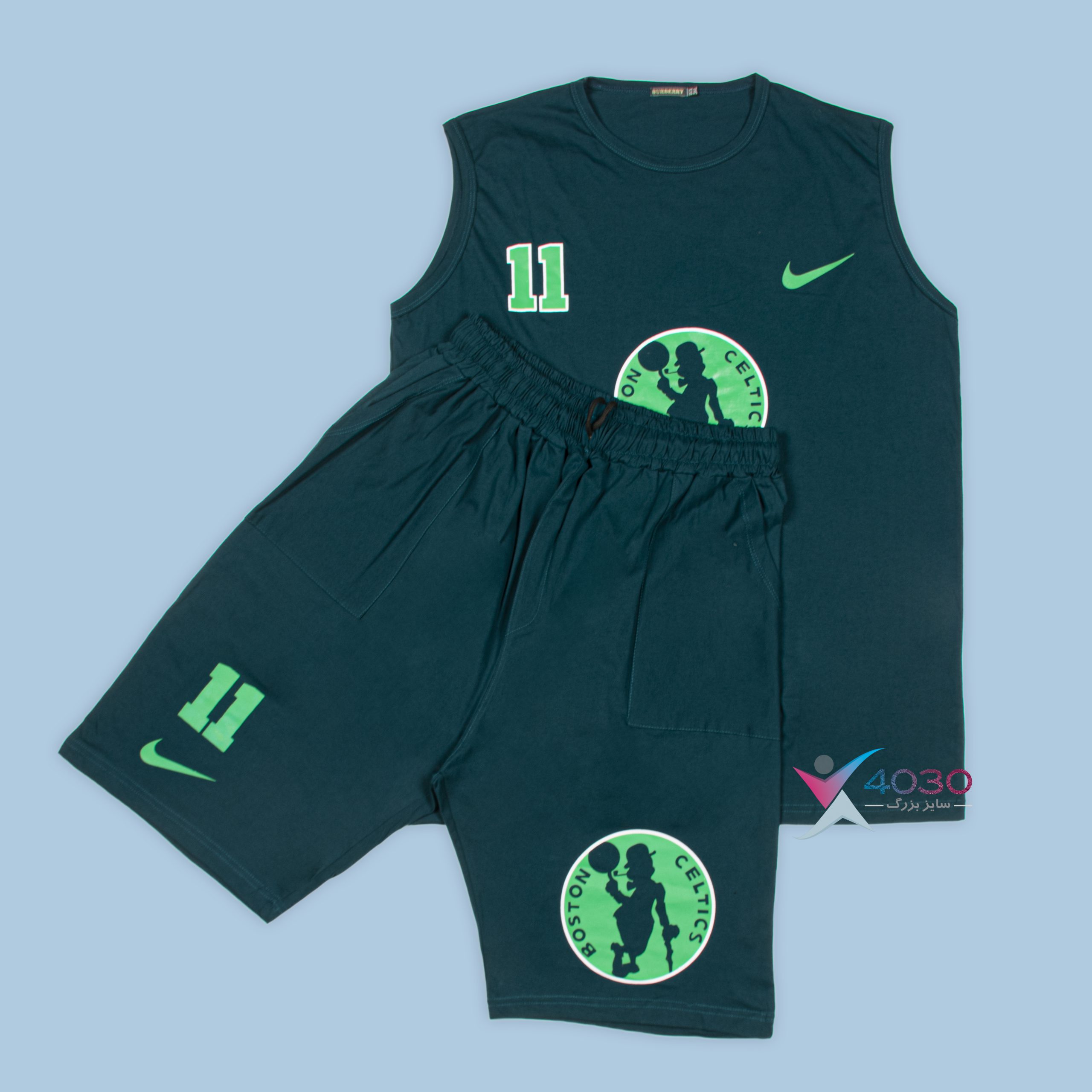 ست کاور و شلوارک NIKE 11 اورجینال سایزبزرگ ( 8256 )