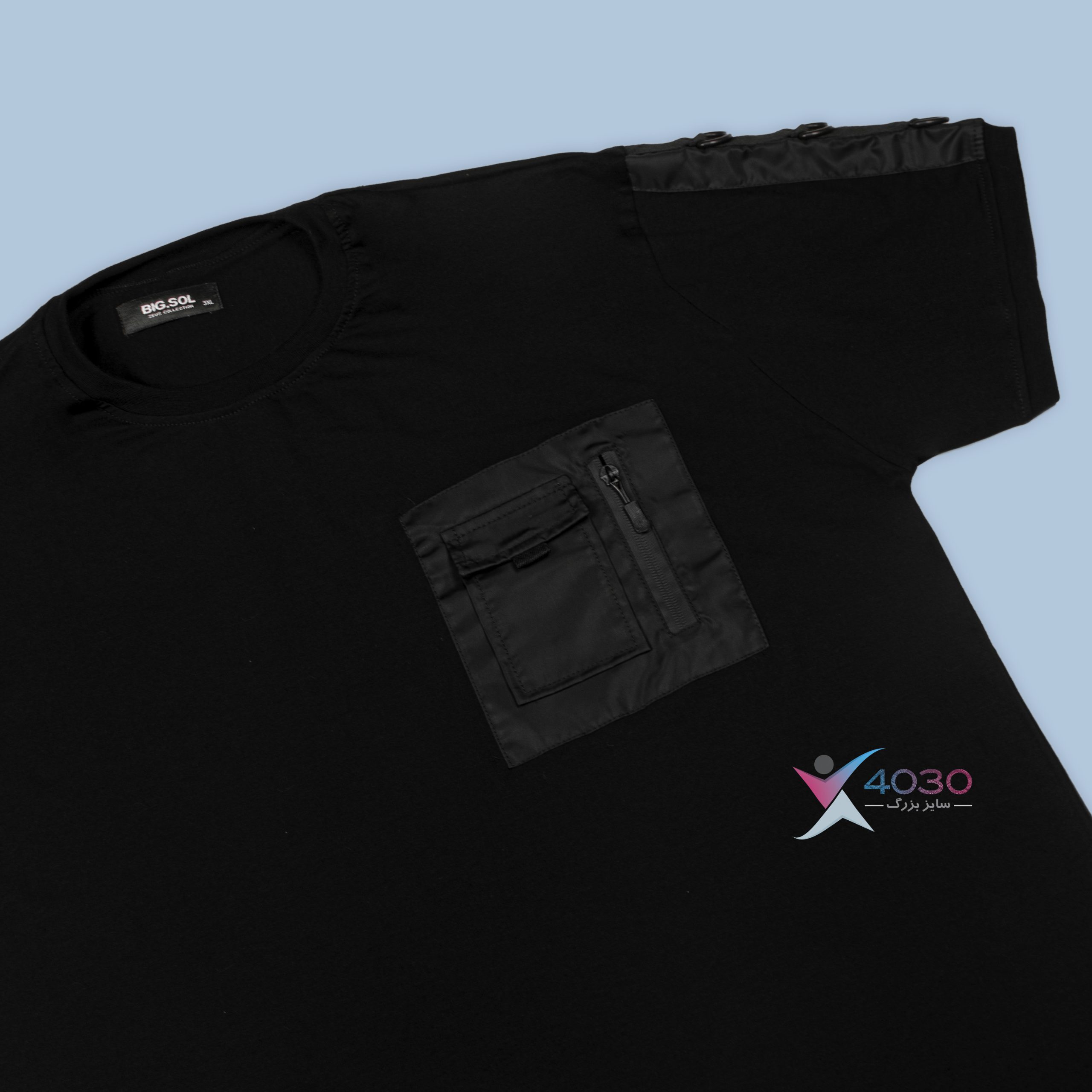 تیشرت Single pocket سایزبزرگ ( 662 ) - Image 4