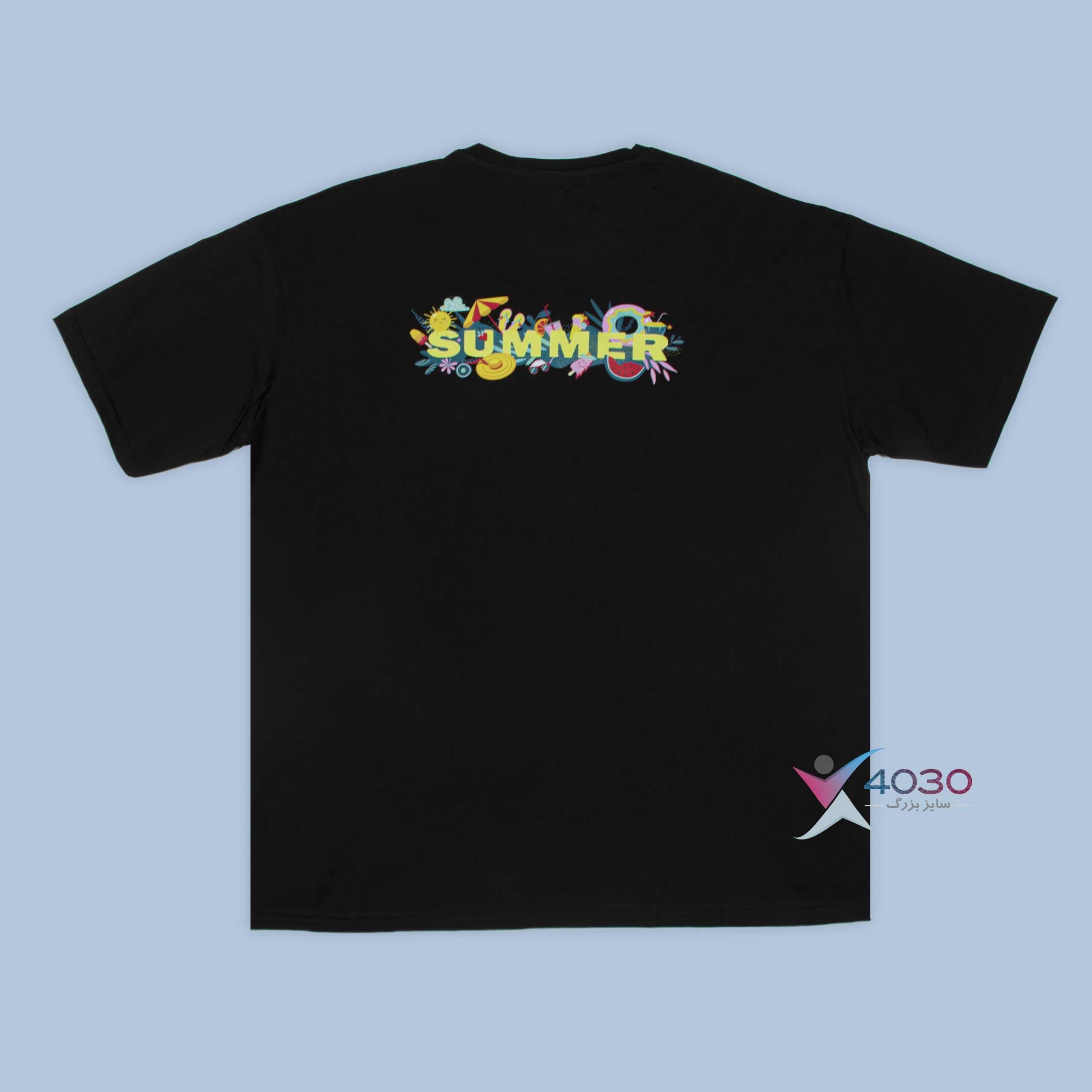 تیشرت SUMMER پشت طرح دار سایزبزرگ ( 655 ) - Image 4