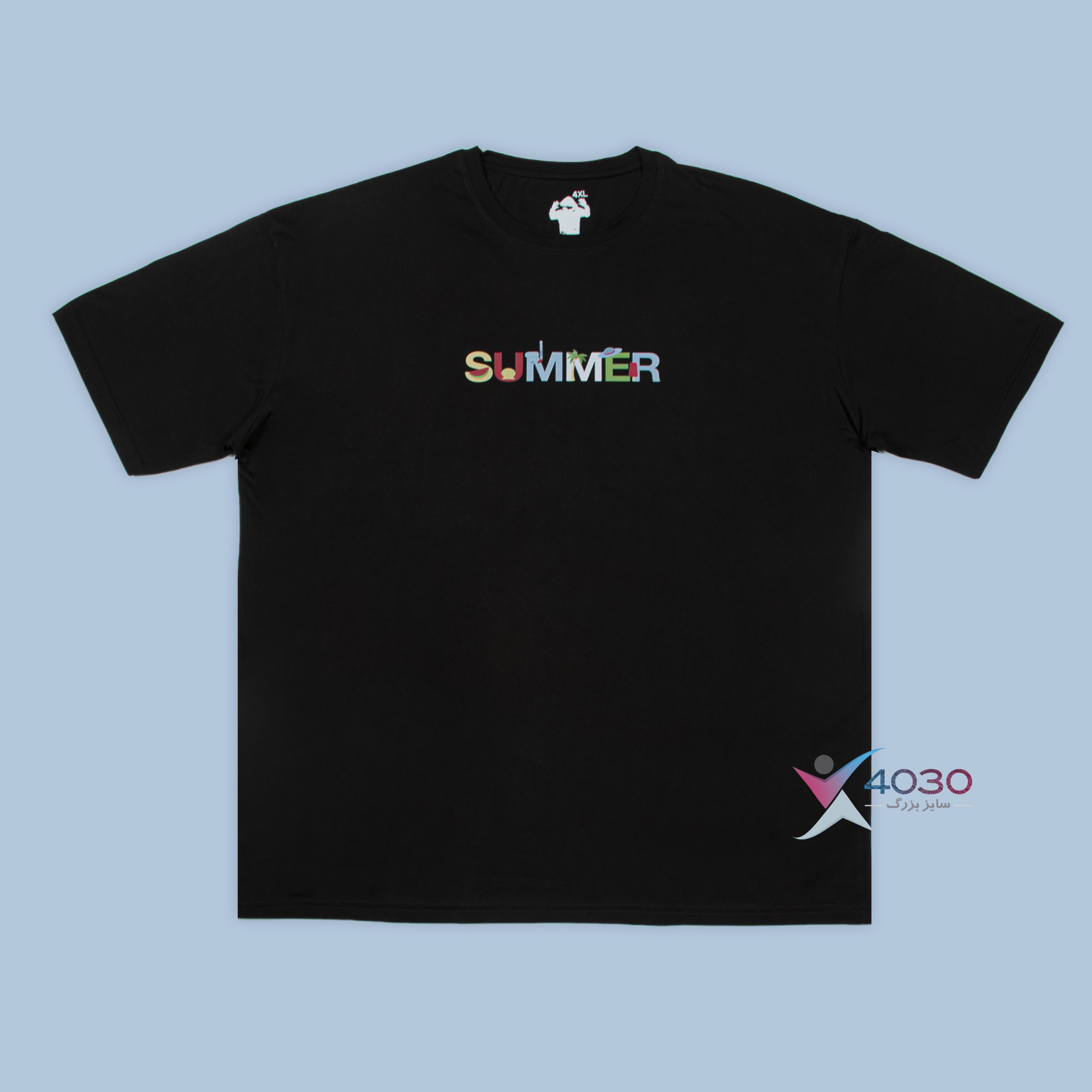 تیشرت SUMMER پشت طرح دار سایزبزرگ ( 655 )