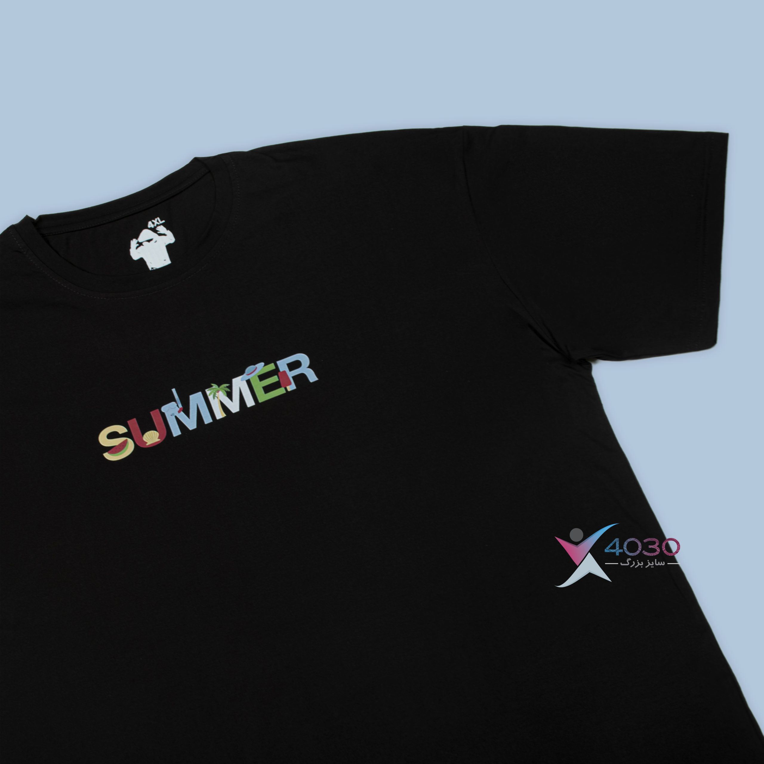 تیشرت SUMMER پشت طرح دار سایزبزرگ ( 655 ) - Image 5